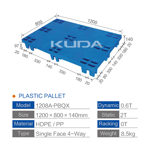 1208A-PBQX PLASTIC PALLET