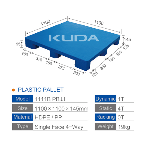 1111B-PBJJ PLASTIC PALLET