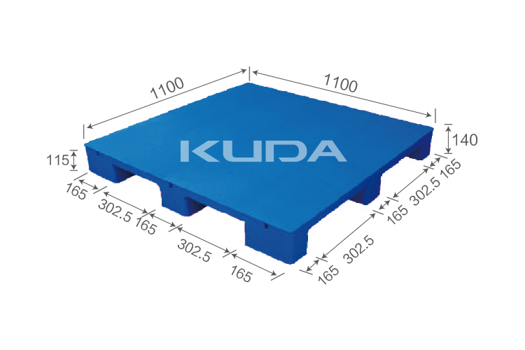 1111D-PBJJ PLASTIC PALLET（BUILT-IN STEEL TUBE）