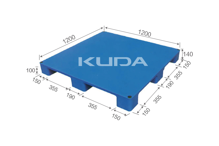 1212A-PBJJ PLASTIC PALLET（BUILT-IN STEEL TUBE）