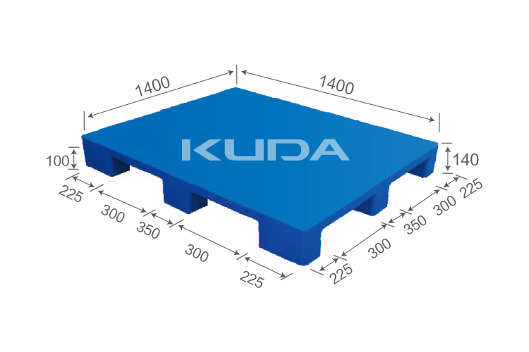 1414A-PBJJ PLASTIC PALLET（BUILT-IN STEEL TUBE）