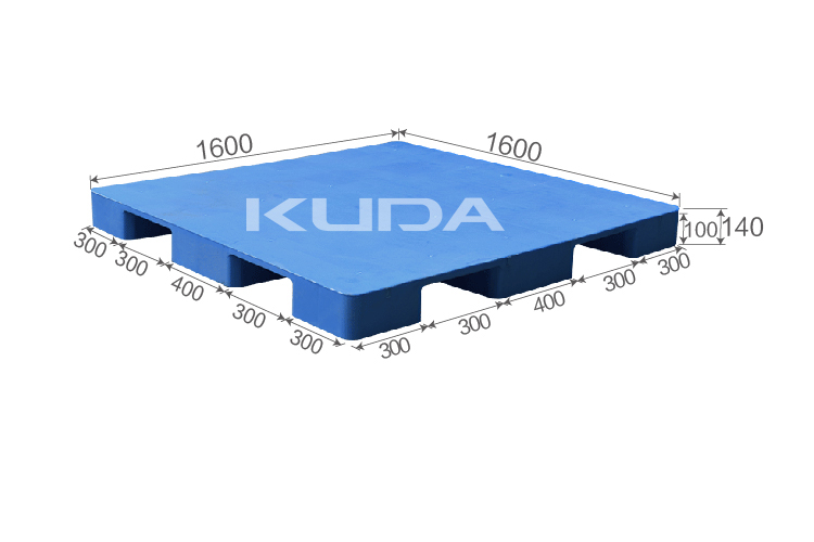 1616A-PBJJ PLASTIC PALLET（BUILT-IN STEEL TUBE）