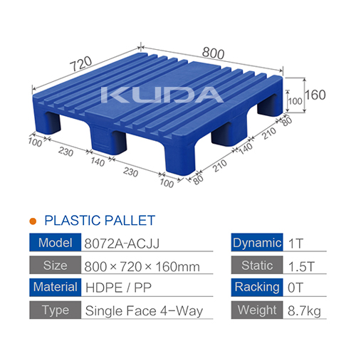 8072A-ACJJ PLASTIC PALLET