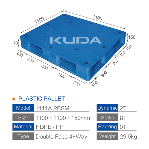 1111A-PBSM PLASTIC PALLET