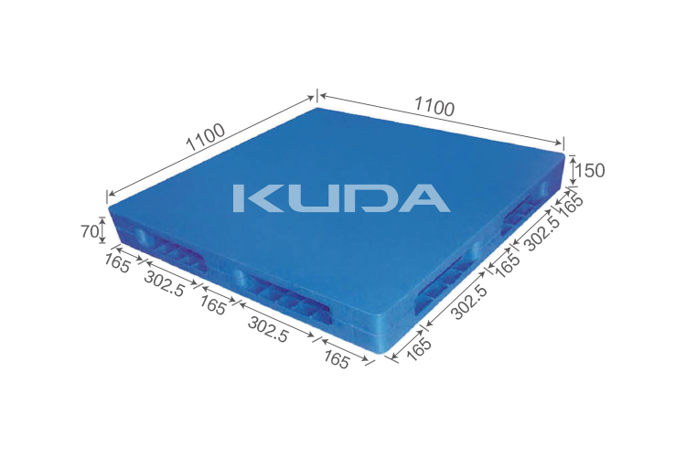 1111C-PBSM PLASTIC PALLET（BUILT-IN STEEL TUBE）