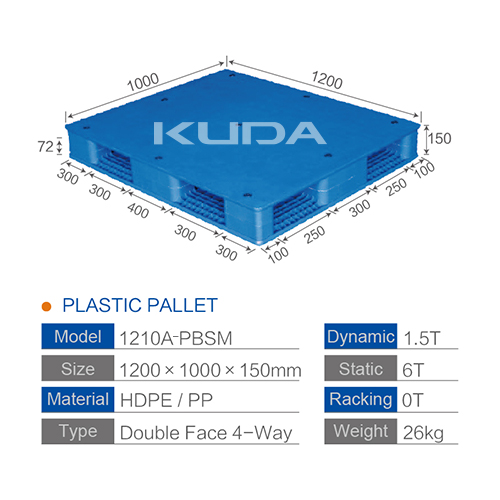 1210A-PBSM PLASTIC PALLET