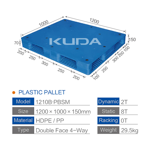 1210B-PBSM PLASTIC PALLET