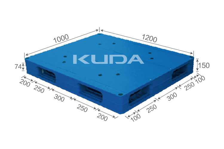 1210D-PBSM PLASTIC PALLET（BUILT-IN STEEL TUBE）