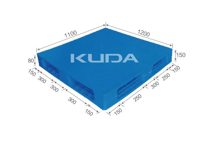 1211B-PBSM PLASTIC PALLET（BUILT-IN STEEL TUBE）