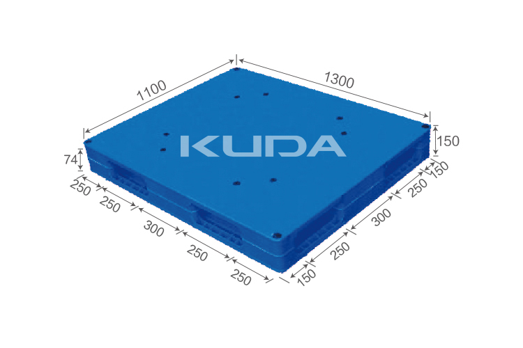 1311A-PBSM PLASTIC PALLET（BUILT-IN STEEL TUBE）