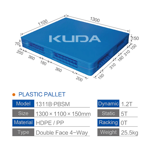 1311B-PBSM PLASTIC PALLET