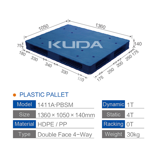 1411A-PBSM PLASTIC PALLET