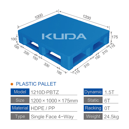 1210D-PBTZ PLASTIC PALLET