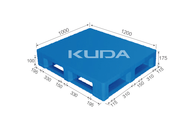 1210D-PBTZ PLASTIC PALLET