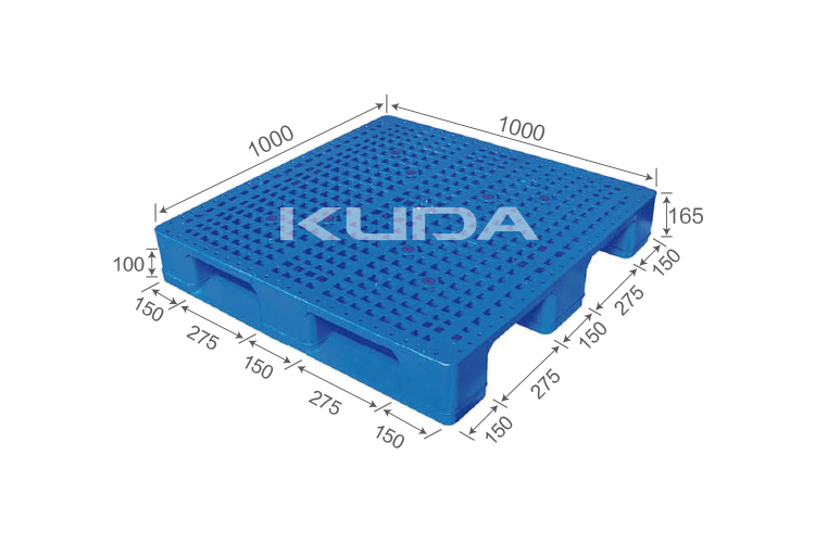 1010B-WGCZ PLASTIC PALLET（BUILT-IN STEEL TUBE）