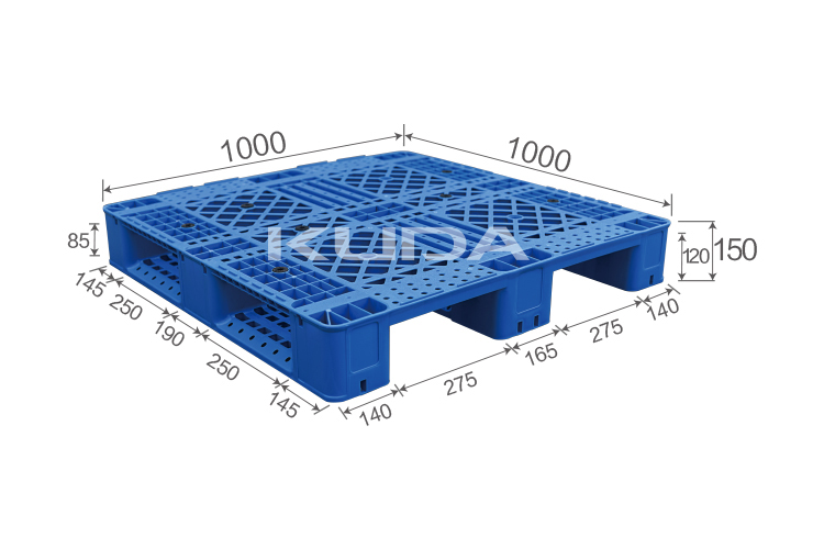 1010D-WGCZ PLASTIC PALLET(BUILT-IN STEEL TUBE)