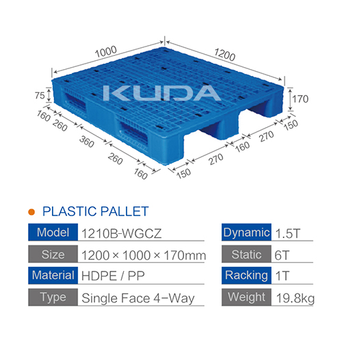 1210B-WGCZ PLASTIC PALLET