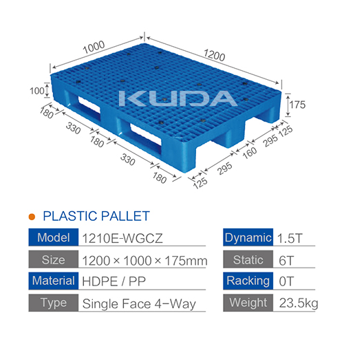 1210E-WGCZ PLASTIC PALLET