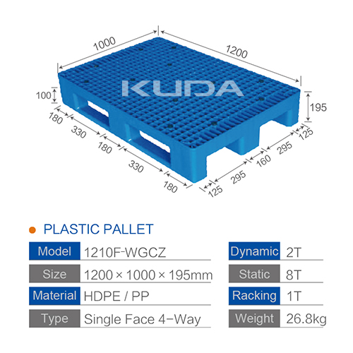 1210F-WGCZ PLASTIC PALLET