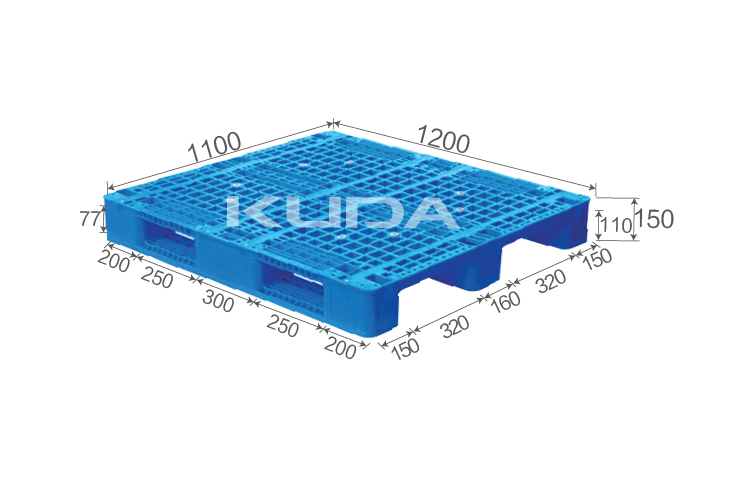 1211B-WGCZ PLASTIC PALLET（BUILT-IN STEEL TUBE）