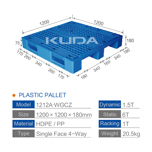 1212A-WGCZ PLASTIC PALLET