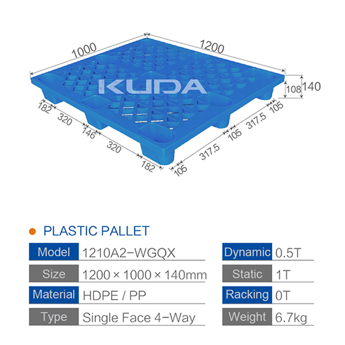 1210A2-WGQX PLASTIC PALLET