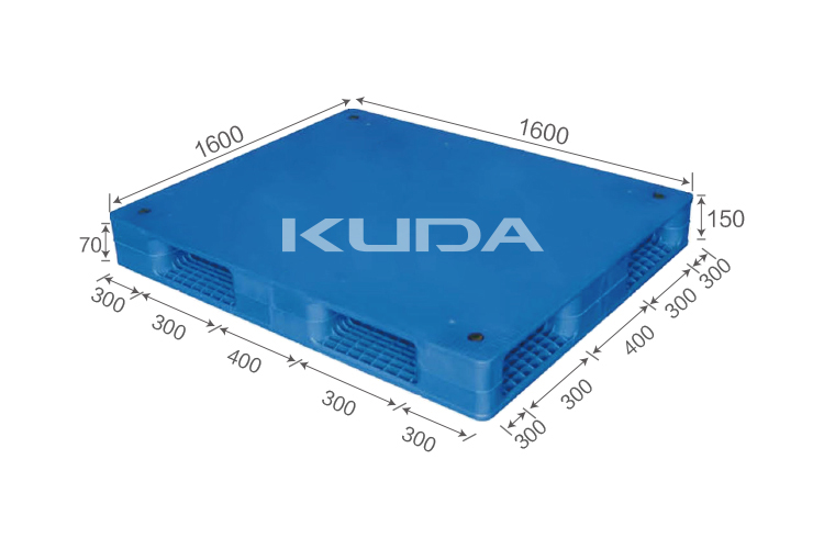 1616A-PBSM PLASTIC PALLET（BUILT-IN STEEL TUBE）