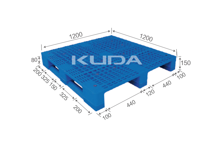 1212E-WGCZ PLASTIC PALLET（BUILT-IN STEEL TUBE）