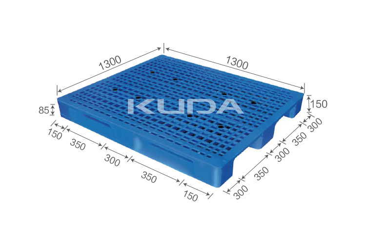 1313A-WGCZ PLASTIC PALLET（BUILT-IN STEEL TUBE）