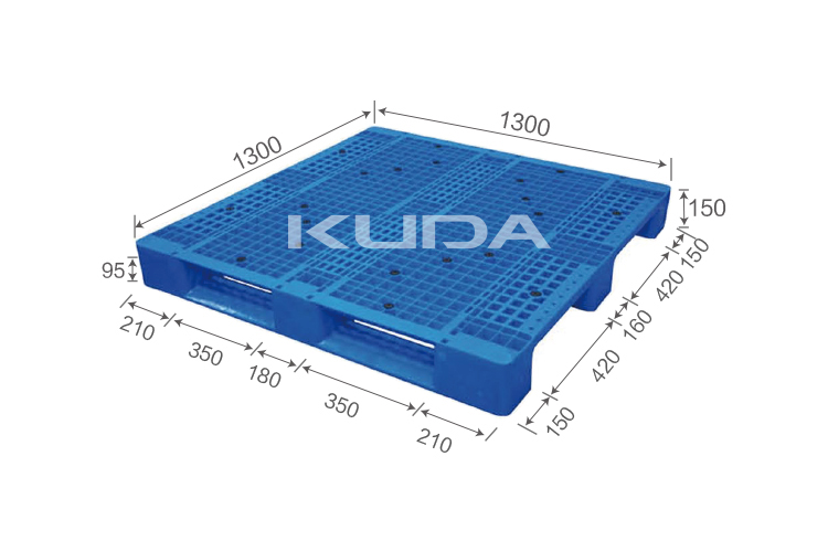 1313B-WGCZ PLASTIC PALLET（BUILT-IN STEEL TUBE）