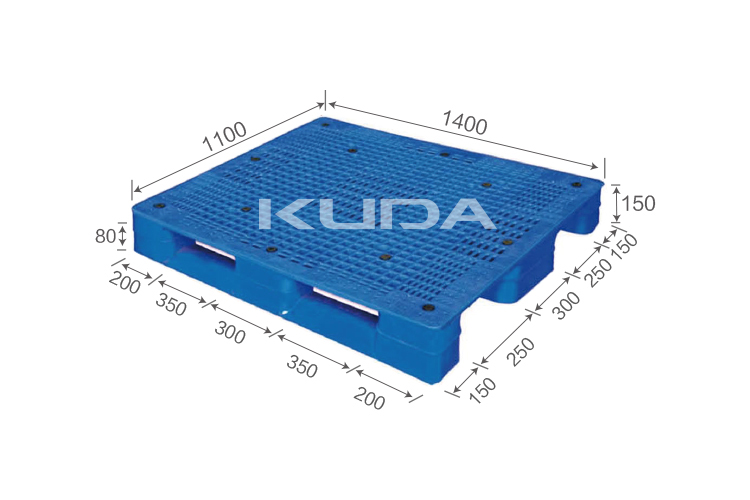 1411A-WGCZ PLASTIC PALLET（BUILT-IN STEEL TUBE）