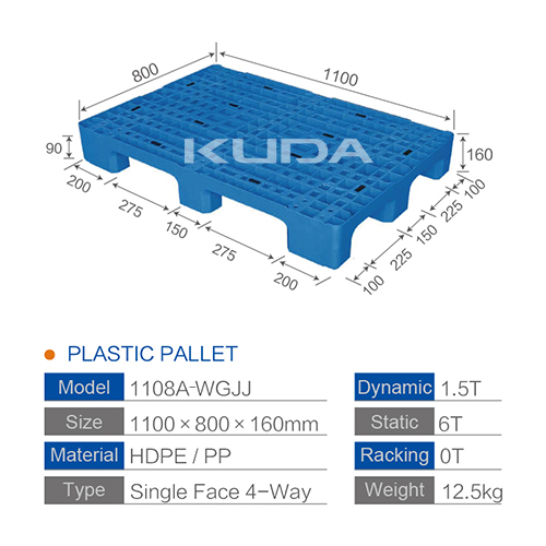 1108A-WGJJ PLASTIC PALLET