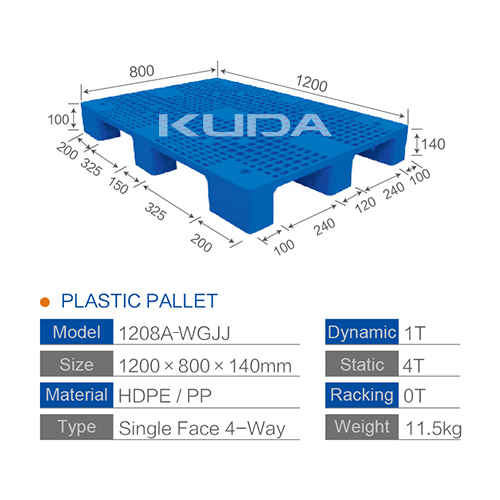 1208A-WGJJ PLASTIC PALLET