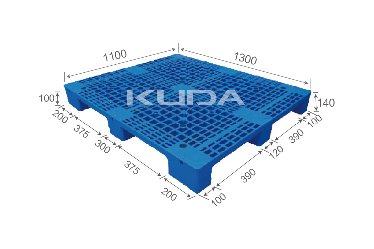 1311C-WGJJ PLASTIC PALLET（BUILT-IN STEEL TUBE）