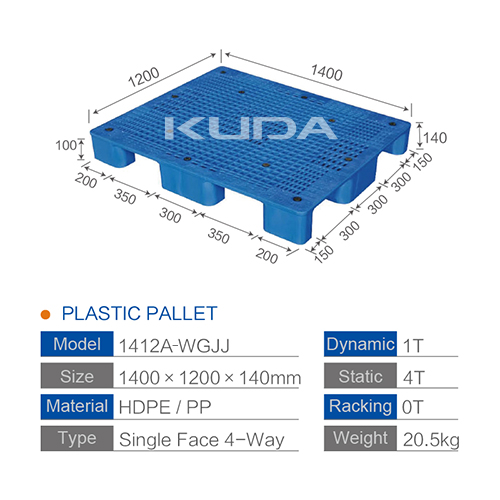 1412A-WGJJ PLASTIC PALLET