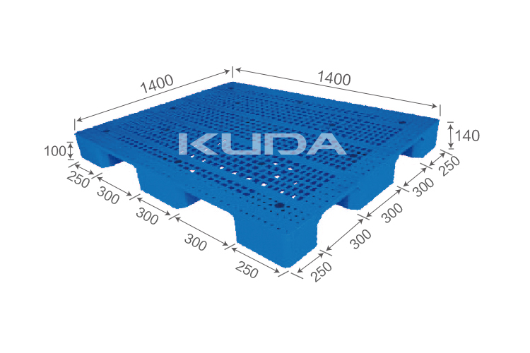 1414A-WGJJ PLASTIC PALLET（BUILT-IN STEEL TUBE）