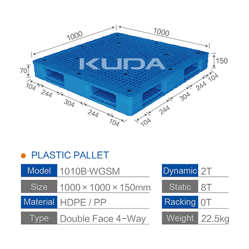 1010B-WGSM PLASTIC PALLET