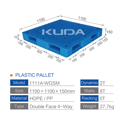 1111A-WGSM PLASTIC PALLET