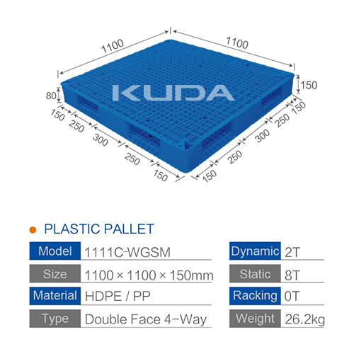 1111C-WGSM PLASTIC PALLET