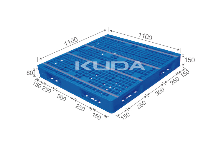 1111E-WGSM PLASTIC PALLET（BUILT-IN STEEL TUBE）