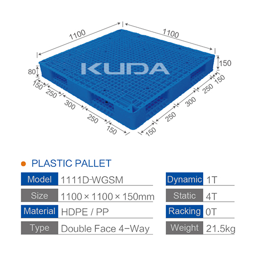 1111D-WGSM PLASTIC PALLET