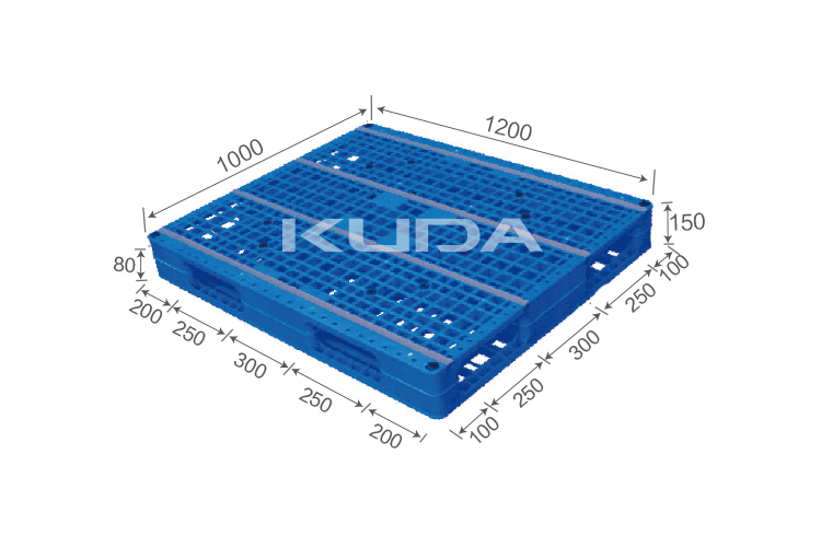 1210C-WGSM PLASTIC PALLET（BUILT-IN STEEL TUBE）