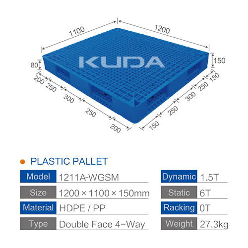 1211A-WGSM PLASTIC PALLET