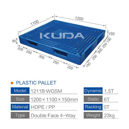 1211B-WGSM PLASTIC PALLET