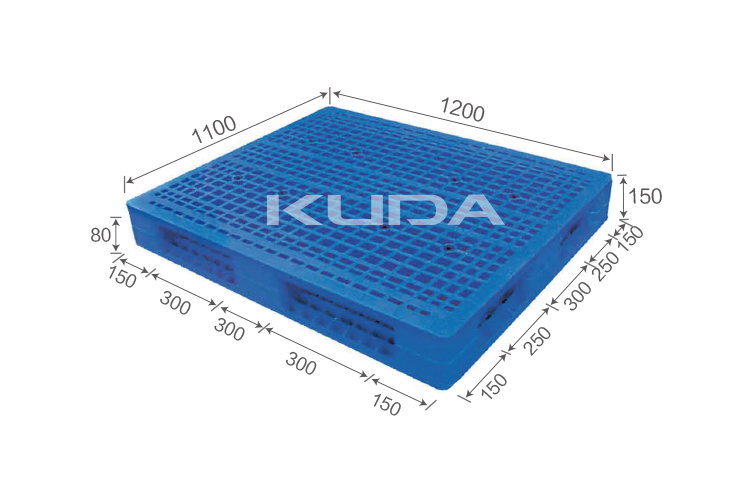 1211C-WGSM PLASTIC PALLET（BUILT-IN STEEL TUBE）