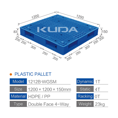 1212B-WGSM PLASTIC PALLET