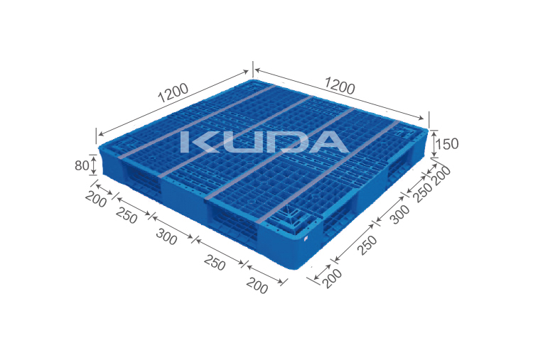 1212D-WGSM PLASTIC PALLET（BUILT-IN STEEL TUBE）