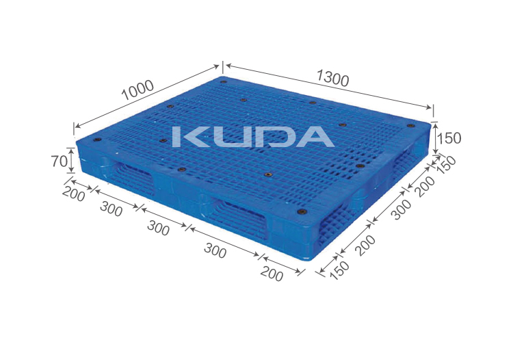 1310A-WGSM PLASTIC PALLET（BUILT-IN STEEL TUBE）