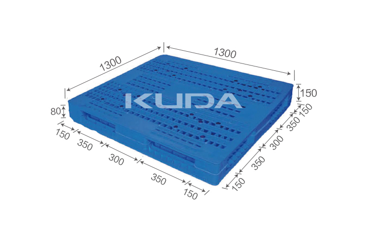 1313B-WGSM PLASTIC PALLET（BUILT-IN STEEL TUBE）