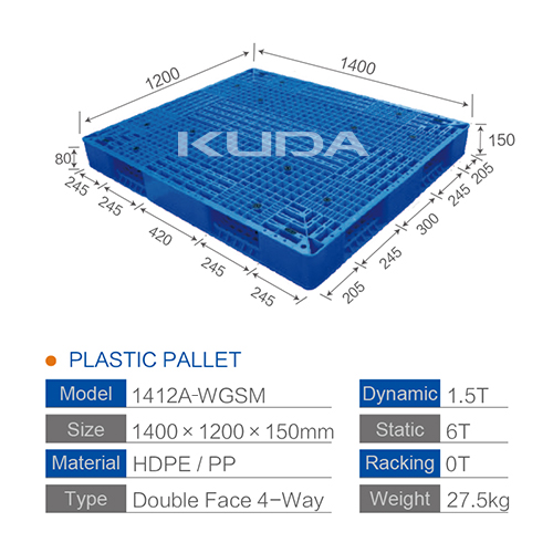 1412A-WGSM PLASTIC PALLET